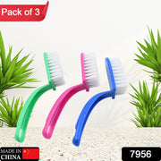 7956 Multi-purpose Kitchen Cleaning Brushes - Fish Cleaning Vegetable Cleaning Tool Cleaner Utensils Fruit Cleaning 3 Piece thumbnail 5