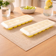 24 Grid Pop Up Ice Cube Tray Set With Lid (2 Pc Set) thumbnail 2