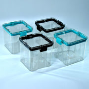 2763 4pc Square Container 700ml Used For Storing Types Of Food Stuffs And Items. thumbnail 2