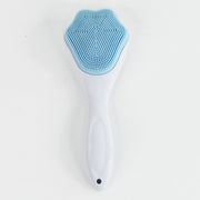 Silicone Face Scrubber Exfoliating Brush Manual Handheld Facial Cleansing Brush (1 Pc) thumbnail 4