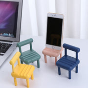 8854 Mobile Phone Holder Mini Chair Cell Phone Stand Portable Smartphone Dock Cellphone Holder For Desktop Design Compatible With All Mobile Phones (1 Pc) thumbnail 5