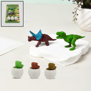 18030 Dinosaur Shaped Erasers  Egg Shape Eraser For Kids Dinosaur Erasers Puzzle 3d Eraser Mini Eraser Dinosaur Toys Desk Pets For Students Classroom Prizes Class Rewards Party Favors (5 Pcs Set) thumbnail 1