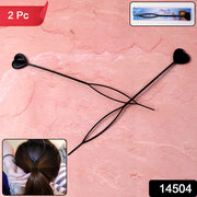 Heart-shaped Hairpin Set (2 Pcs) thumbnail 7