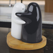 Ceramic Salt And Pepper Seasoning And Spice Shakers Cute (2 Pcs Set) thumbnail 2