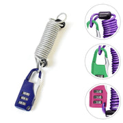 Anti-theft Dial Lock Padlock 3-digit Built-in Wire (1 Pc) thumbnail 1