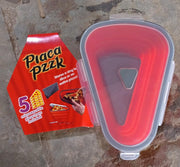 10026 Reusable Pizza Storage Containers With 5 Microwavable Serving Trays Silicone Container Expandable  Adjustable For Packing Pizza At Home  Outdoor thumbnail 6