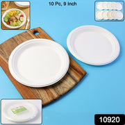 Freshee 9 Inch Compostable Bagasse Plate (10 Pc) thumbnail 5