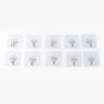 Heavy Duty Flower Adhesive Wall Hooks - (10 Pc  Set)