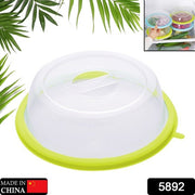 5892 Air-tight Microwave Oven Dish Cover Microwave Splatter Cover Food Cover Microwave Food Plate Kitchen Plate Dish Lid Dishwasher Safe thumbnail 6