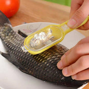 0112 Plastic Fish Scales Graters Scraper Fish Skin Brush Fish Cleaning Tool Scraping Scales Device With Cover Home Kitchen Cooking Tools 1 Pieces thumbnail 1