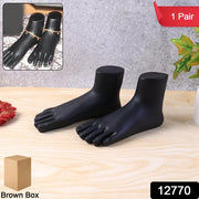 Premium Black Foot Mannequin Display Stand (1 Pair) thumbnail 5