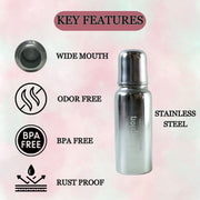 Stainless Steel Baby Feeding Bottle 200ml thumbnail 5