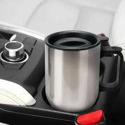 Stainless Steel Vacuum Glass Insulated Glass Coffee Cups (With Lid  Handle  1 Pc) thumbnail 4