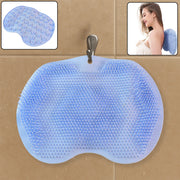 9310 Silicone Bath Massage Cushion With Suction Cup Shower Foot Scubber Brush Foot Bath Mat Scrubber Anti-slip Exfoliating Dead Skin Massage Pad Lazy Wash Feet Bathroom Mat thumbnail 1