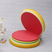 8073 Burger Shaped Notepad  Sticky Notes  Memo Pads Unique Mini Notes (Multicolor) thumbnail 4
