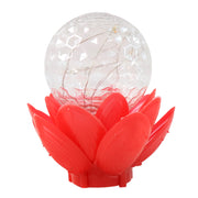 Crystal Ball Lotus Led Decorative Light (1 Pc) thumbnail 1