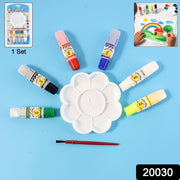 Kids Water Colour Painting Set With Brush  Mixing Palette (1 Set) thumbnail 6