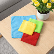 Microfiber Cleaning Cloths 4 Pc Set Multipurpose Cleaning Towel Napkin thumbnail 1
