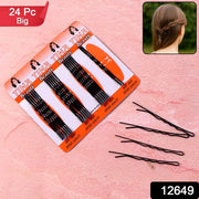 Big Black Hair Bobby Pins (24 Pc) thumbnail 6