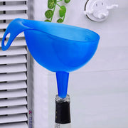 17555 Plastic Funnel For Pouring Oil Sauce Water Juice Cooking Oil Powder Small Food-grains Food Grade Plastic Funnel (1 Pc) thumbnail 2