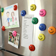 Colorful Smiley Face Magnetic Buttons Set (12 Pc Set) thumbnail 2