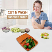 2687 Cut N Wash Box And Tray Used In All Kinds Of Household Kitchen Purposes For Cutting And Washing Within Of Fruits And Vegetables. thumbnail 2