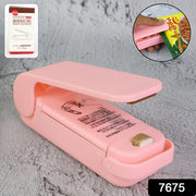 7675 Mini Sealing Machine Plastic Bag Sealer Portable Mini Super Seal Packing Plastic Bag Tool Sealing Machine Hand Held Heat (1pc) thumbnail 6