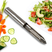 5639 Multi-purpose Stainless Steel Peeler With Handle For Vegetables Potato Peeler Carrot Grated Suitable For Peeling And Shredding Fruit And Vegetables Kitchen Accessories Piller (12 Pcs Set) thumbnail 1