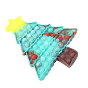 Premium Tree Shape Silicone Pop It Fidget Toy (1 Pc) thumbnail 1