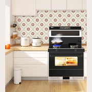 Peel And Stick Floor Tiles Kitchen  Bathroom Backsplash Sticker Detachable Waterproof Diy Tile Stickers For Wall Decoration Tiles Home Decoration (8x8 Inch  1 Pc Tiles) thumbnail 5