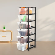 6-layer Modular Plastic Drawer Storage Cabinet thumbnail 4
