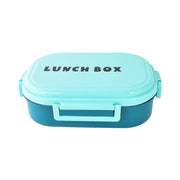3 In 1 Spicy Bite Stainless Steel Lunch Box With Plastic Small Box  Spoon (1 Set) thumbnail 4