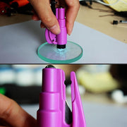 8761 2 In 1 Emergency Safety Cutter With Key Chain Small Portable Handy Emergency Safely Glass Breaking  Seat Belt Cutting Keychain Tool thumbnail 5