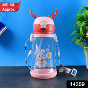 Cute Cartoon Water Bottle Approx 450ml (1 Pc) thumbnail 6