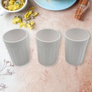 5719 Small Plastic Coffee  Tea Cups Reusable Plastic Cup Mug Lightweight Microwavable Dishwasher Safe Unbreakable Camping Coffee Mugs For Tea Milk Water Juice Tea (3 Pcs Set) thumbnail 2