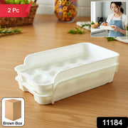 Plastic Egg Storage Tray Holder Set (2 Pc Set) thumbnail 7