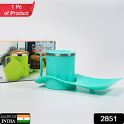 2851 Snacks Tray  Inside Steel Cup 350ml Break Time Tray For Kids  Home Use thumbnail 7