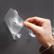 4654 Adhesive Transparent Heavy Duty Wall Hook thumbnail 5