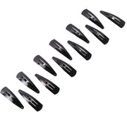 Metal Tik Tak Hair Clips (12 Pcs Set) thumbnail 2