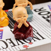 4781 Baby Buddha 4pc And Show Piece Used For House Office And Official Decorations Etc. thumbnail 4