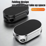 6102 360 Degree Rotating Magnetic Car Phone Holder  Metal Folding Car Phone Holder  New Alloy Folding Magnetic Car Phone Holder (Pack Of 1) thumbnail 2