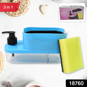 3 In 1 Dishwashing And Handwash Liquid Soap Dispenser (3 In 1 Dispenser) thumbnail 6
