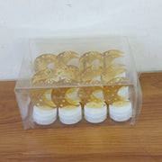 Decorative Moon Shaped Flameless Led Candles (12 Pc) thumbnail 6