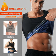 Mens Slim Fit Sweat Shaper Tank Top (Xxlxxxl 1 Pc) thumbnail 4