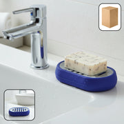 Plastic Soap Holder Tray With Drain Slots (1 Pc) thumbnail 1
