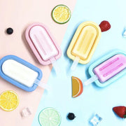 Premium Silicone Ice Cream Popsicle Mold Set 4 Pc thumbnail 2