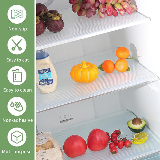 Transparent Plastic Fridge Mat 45  29 Cm (1 Pc)