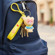 Cute Cartoon Bear Silicone Keychain (1 Pc) thumbnail 5