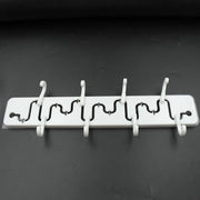 9431 Slideway Adjustable Hook Wall Adhesive Hook Plastic High Quality Hooks For Home   Bathroom Use thumbnail 4