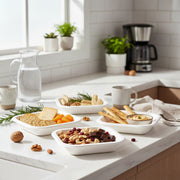 Disposable Square Food Serving Tray Set (10 Pc) thumbnail 2